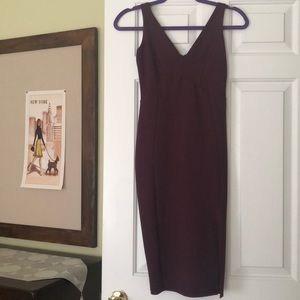 Lulus maroon dress